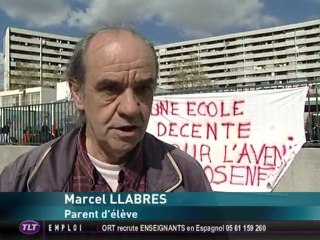 Jean Gallia: les parents d'élèves en colère (La Reynerie)
