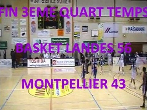 LFB 2010-2011 J 24 BASKET LANDES / MONTPELLIER