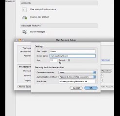 Setting Up Email in Thunderbird on the Mac