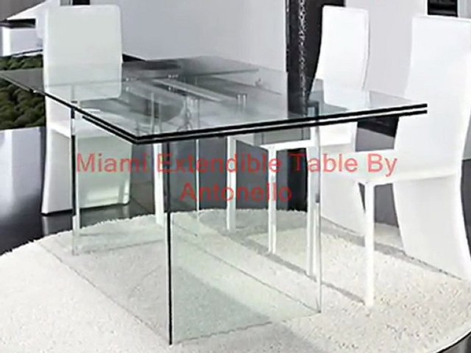 Get modern extendable dining tables