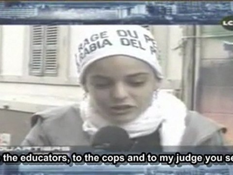 Keny Arkana interview LCM le 14 dec 2007 aux Docks des Suds english subtitles