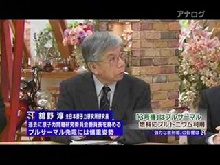 プルトニウムを塩と比べ毒性は飲み込んだ場合「大差ない」と解説する奈良林直