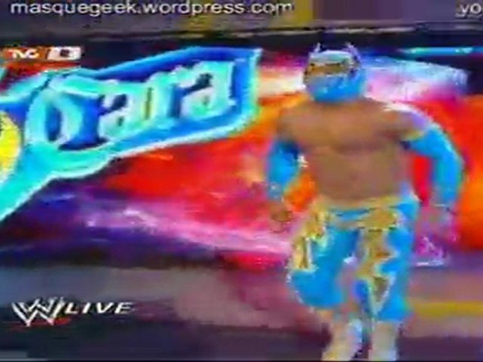 Debut de Sin Cara - WWE RAW - 05/04/11 - TVC Deportes
