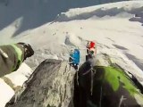 Skiing Cliff Jump with Jamie Pierre