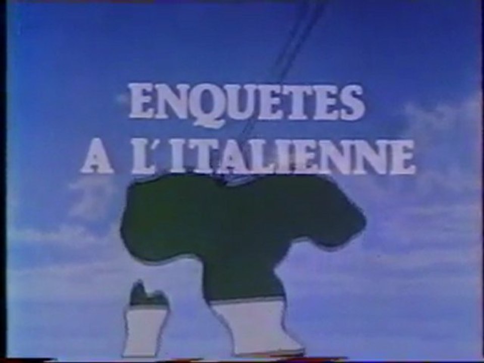 Génerique de la Série Enquetes a L'italienne Juin 1993 TF1