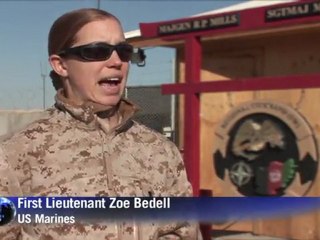 Female US marines play role in Afghanistan