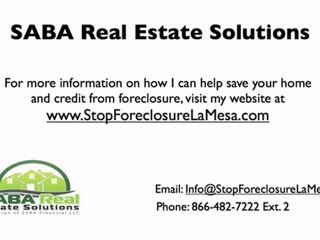 Stop Foreclosure in La Mesa California