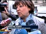 Les proches de Martine Aubry affirment que sa candidature chemine