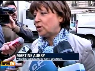 Les proches de Martine Aubry affirment que sa candidature chemine