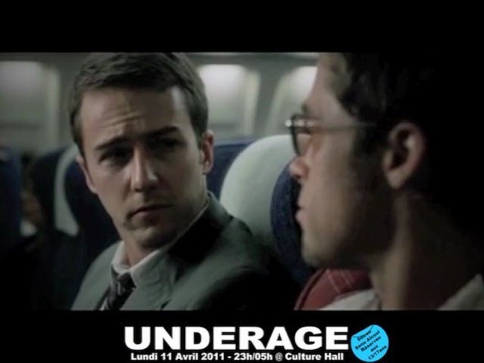 TEASER UNDERAGE - Lundi 11 Avril 2011 - 13/17 ans - 23h/05h - @Culture Hall Paris