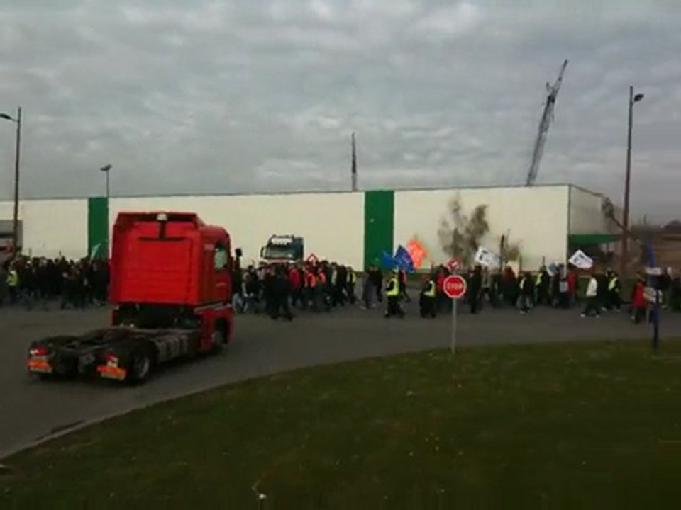 Grève à Toyota Onnaing le 05/04/2011