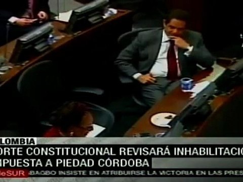 Colombia: revisarán inhabilitación impuesta a Piedad Córd