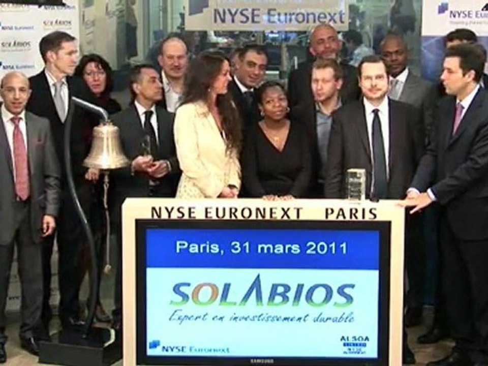 SOLABIOS intègre le marché NYSE Alternext de NYSE Euronext en cotation continue