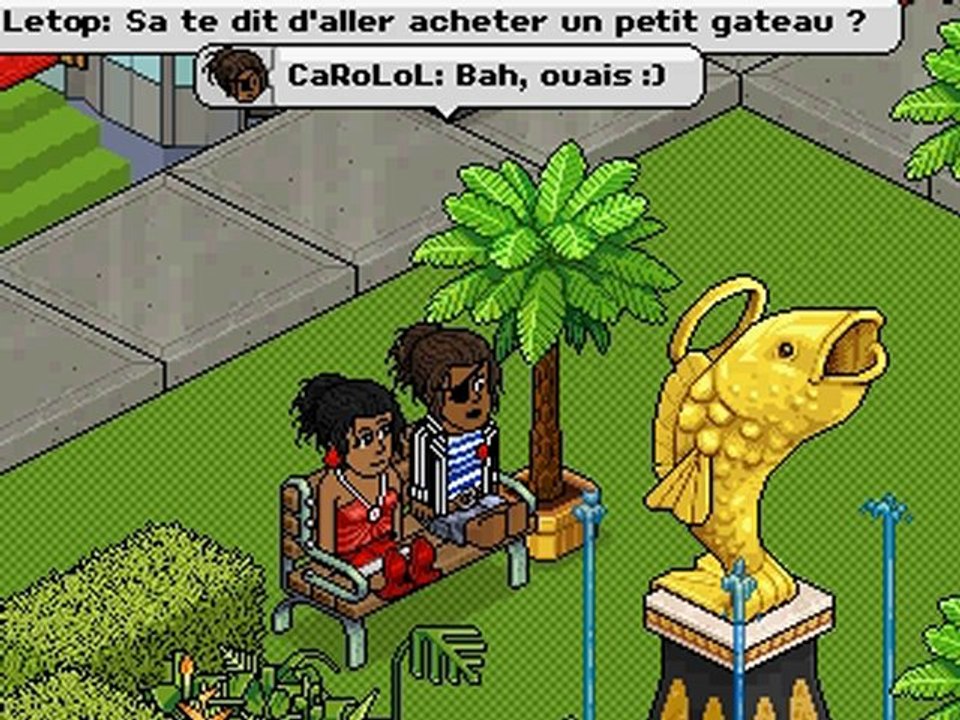 Gros vent sur habbo :'( Elle quitte le film a la fin :o