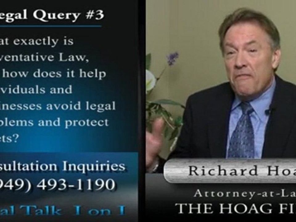OC mediation attorney- preventative law - Richard Hoag