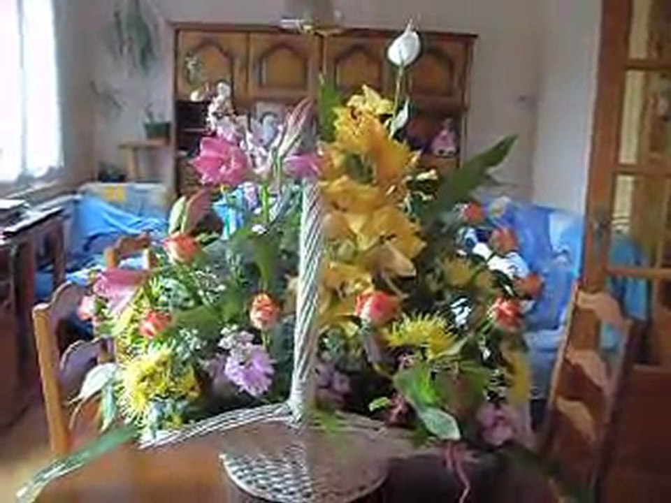 Corbeille reçue des parents