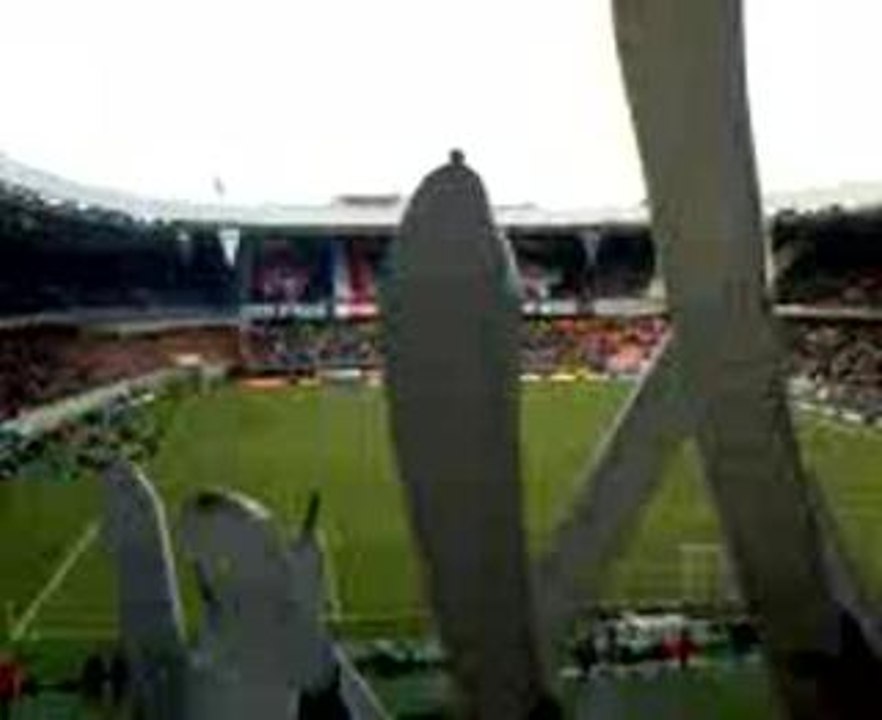 debut du match psg om 0-0