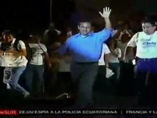 Humala cierra campaña electoral en Perú