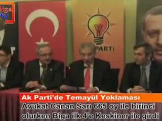 BigaTV.net  - Ak Parti'de Temayül Oylaması