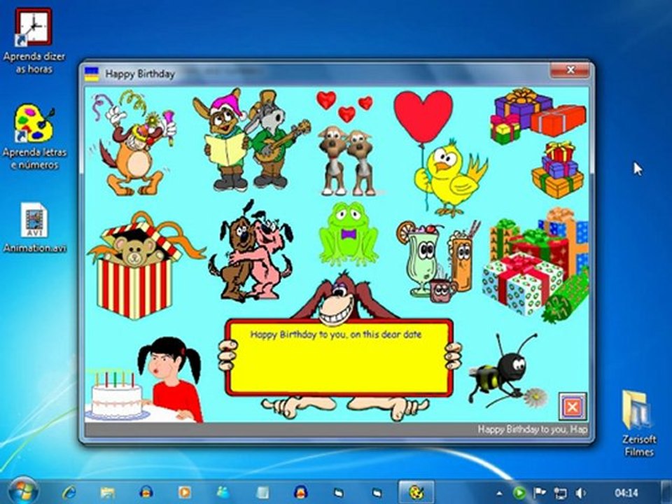 Aprenda letras e números - Português