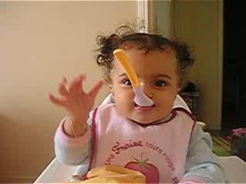 1er repas comme une grande lol