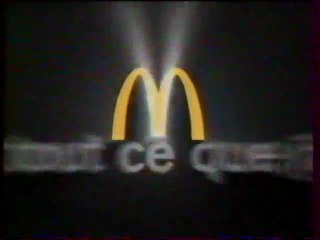 Publicité Mc Donald's 2005