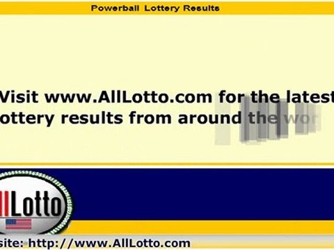 Powerball Lottery Drawing Results for April 6, 2011
