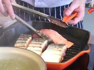 Grilled Salmon with Asparagus