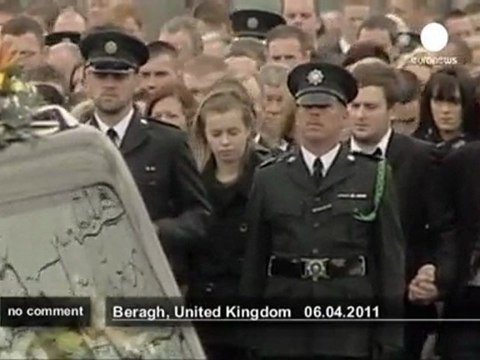 Northern Ireland policeman's funeral - no comment