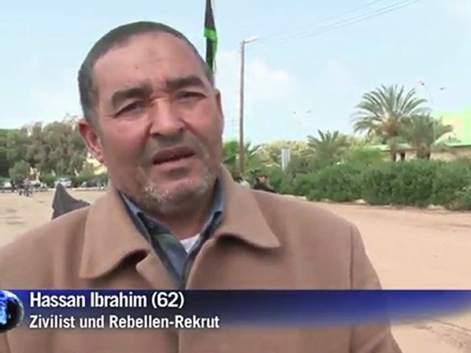 Libysche Rebellen trainieren für Einsatz an der Front