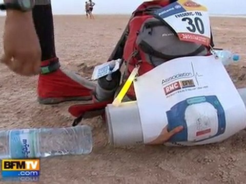 Une chaleur éprouvante au Marathon des sables