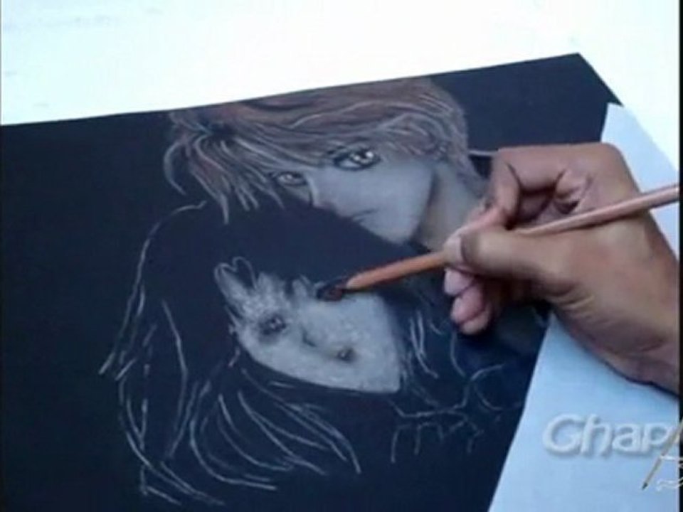 Angel Sanctuary Pastel Drawing