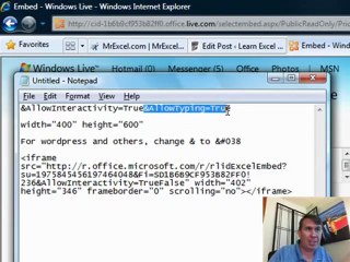 "Embed Excel in a Blog" Challenge: Podcast #1378
