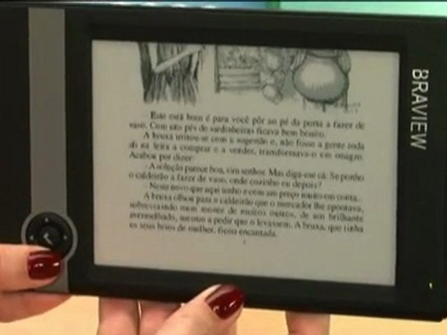 E-book da Braview permite ler livros e ouvir músicas