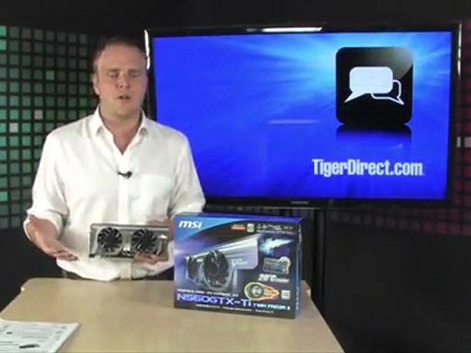MSI N560GTX GeForce GTX 560 TI Twin Frozr II/OC Video Card