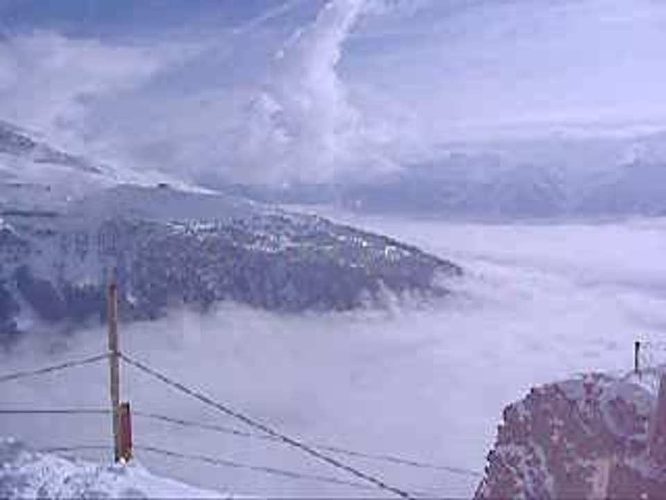 mer de brouillard à Leukerbad