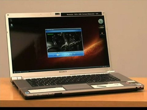 O Vaio VGN-FW280AY é o cinema portátil da Sony