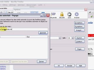 Paramétrer son anti-popup sur Firefox