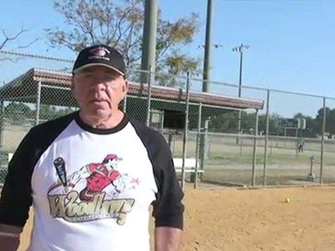 Softball Hitting tip Strong stride=strong weight