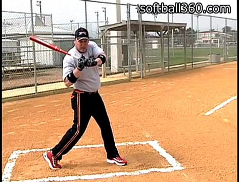 Softball hitting tip hip rotation