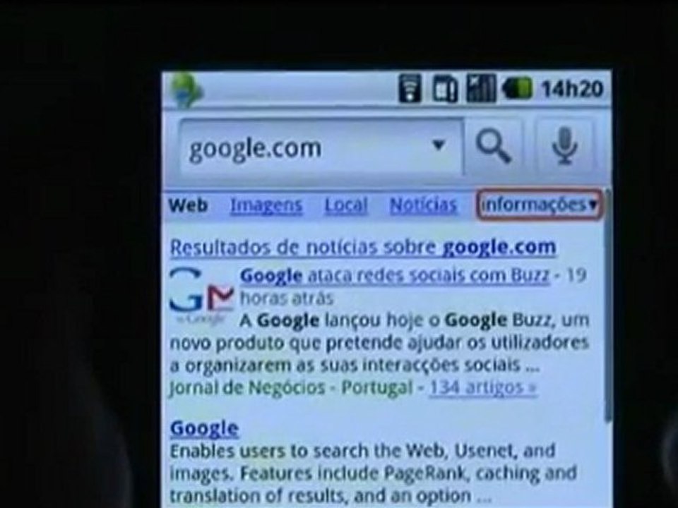 Uma primeira olhada no celular do Google