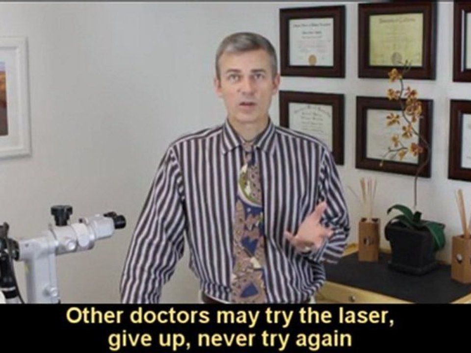 Treating EYE FLOATERS. Why are so few doctors treating vitreous eye floaters?