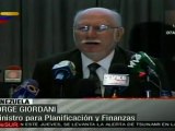 Giordani: estamos cerrando el ciclo recesivo en Venezuela