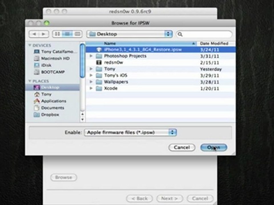 Untethered Jailbreak 4 3 1 With Redsn0w 0 9 6b9 iPhone