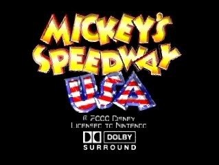 (SIX-K) MICKEY'S SPEEDWAY USA sur N64