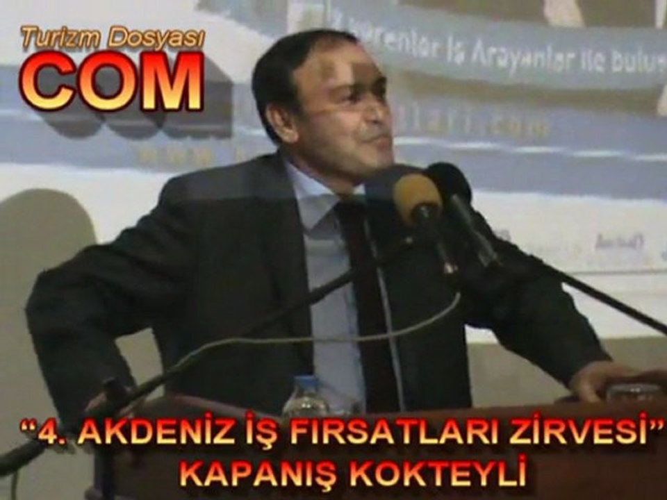 “4. AKDENİZ İŞ FIRSATLARI ZİRVESİ”  KAPANIŞ KOKTEYLİ