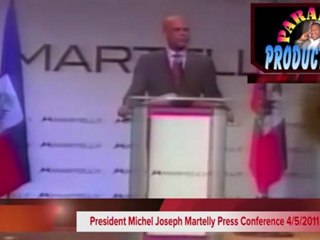 Discours de Michel Joseph Martelly