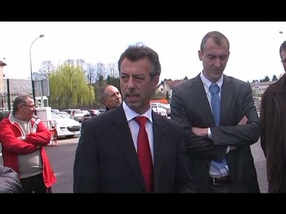 Inauguration du parking APERAM GUEUGNON - 30 mars 2011