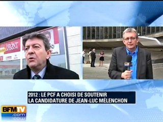 Le  PCF affirme sa préférence pour Mélenchon