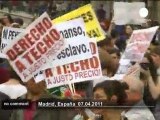 Spaniards protest against austerity measures - no comment
